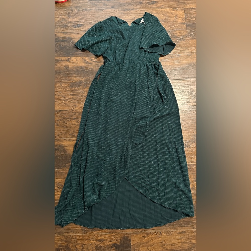 Baltic Born Dark Green Maxi Dress